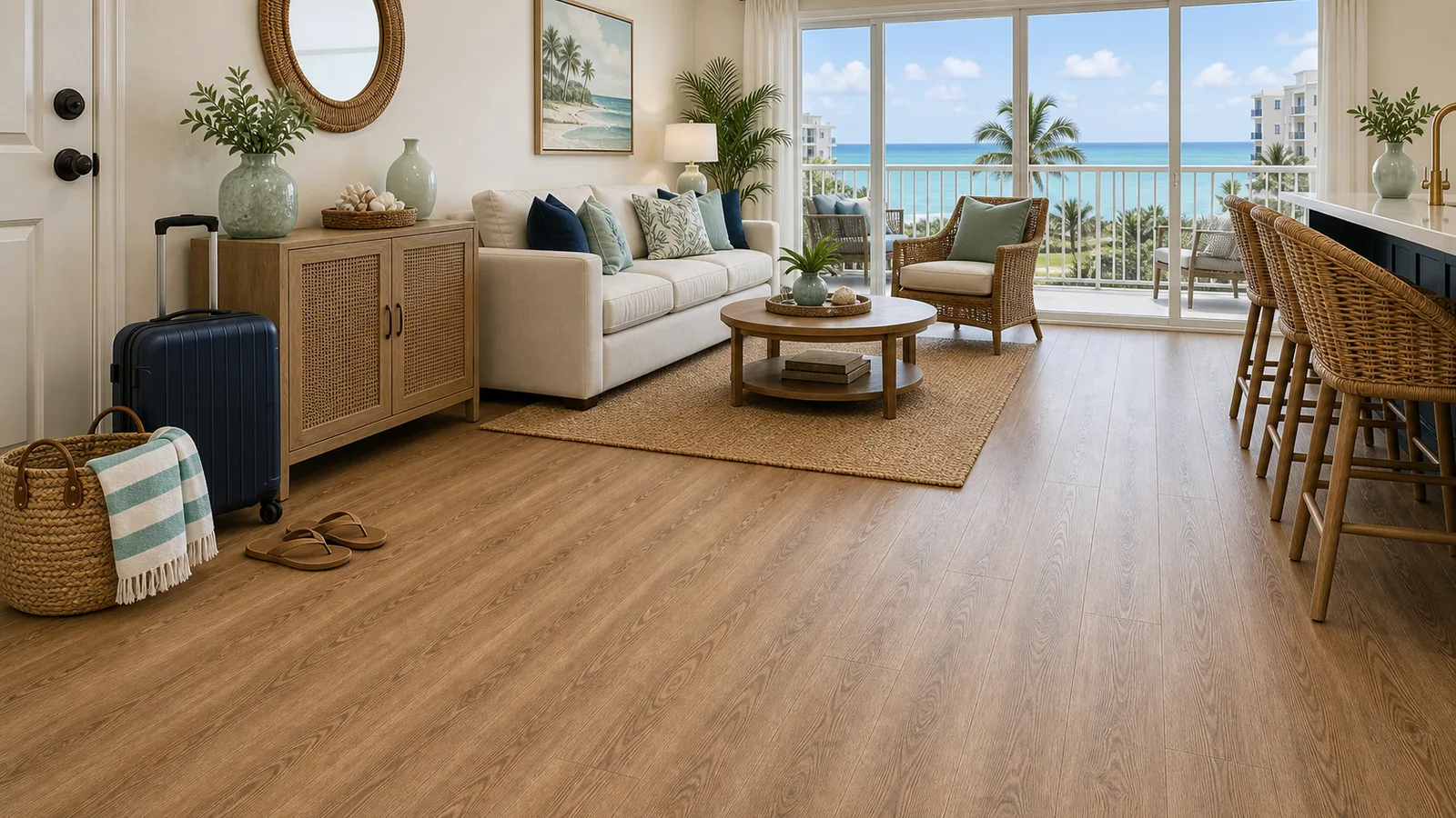 Cape Canaveral LVP Installation scene for Cape Canaveral, Florida with LVP Vinyl Plank Flooring