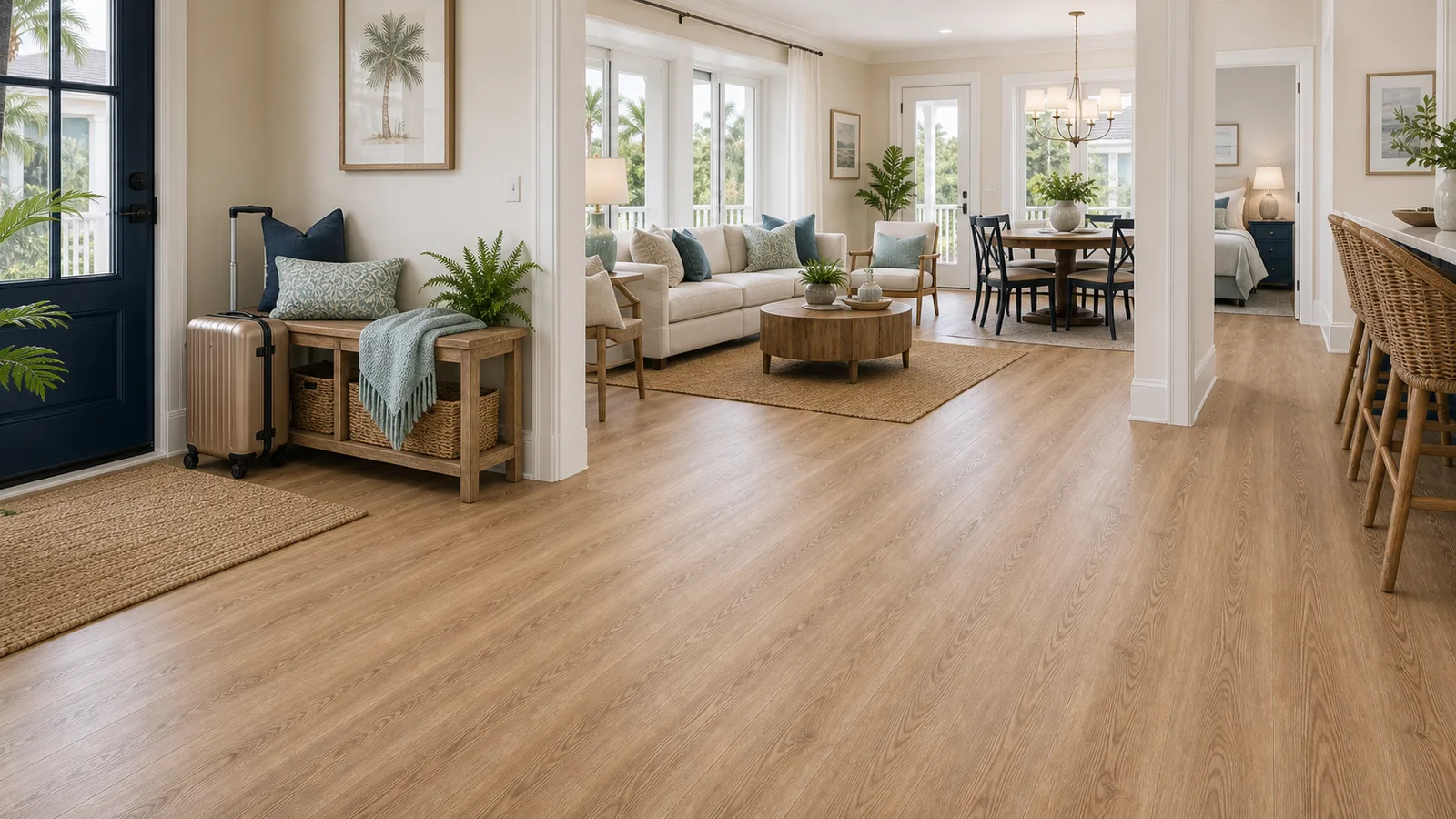 Celebration LVP Installation scene for Celebration, Florida with LVP Vinyl Plank Flooring