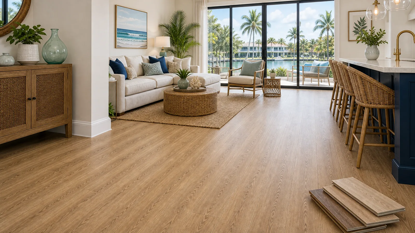 Jupiter LVP Installation scene for Jupiter, Florida with LVP Vinyl Plank Flooring