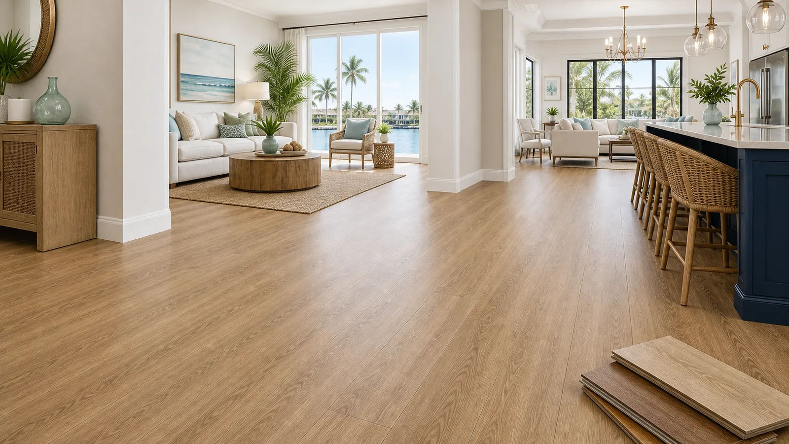 Melbourne LVP Installation scene for Melbourne, Florida with LVP Vinyl Plank Flooring