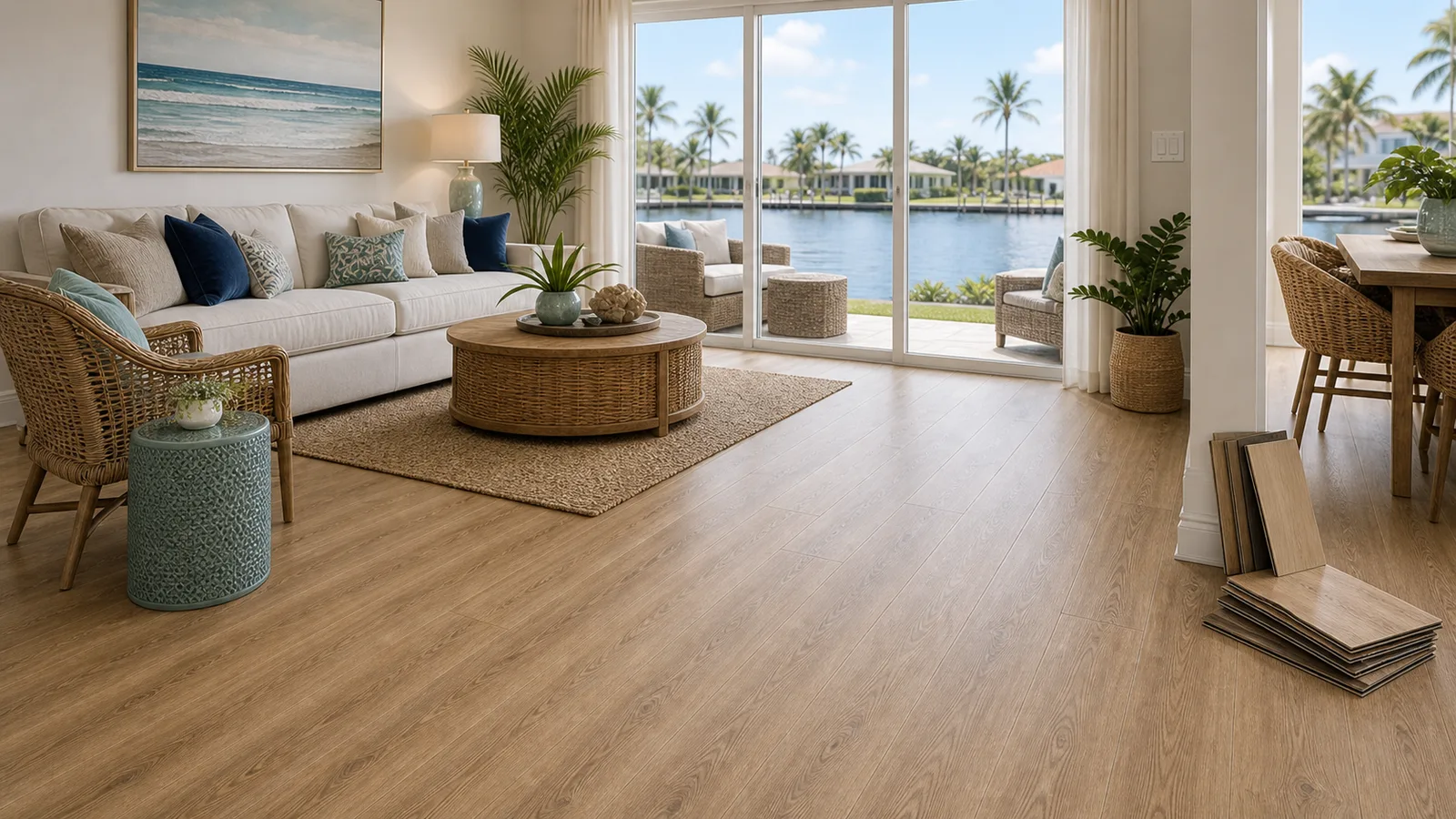 Merritt Island LVP Installation scene for Merritt Island, Florida with LVP Vinyl Plank Flooring