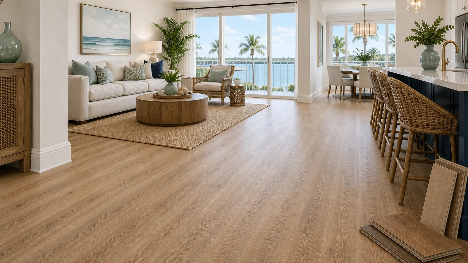 Naples LVP Installation scene for Naples, Florida with LVP Vinyl Plank Flooring