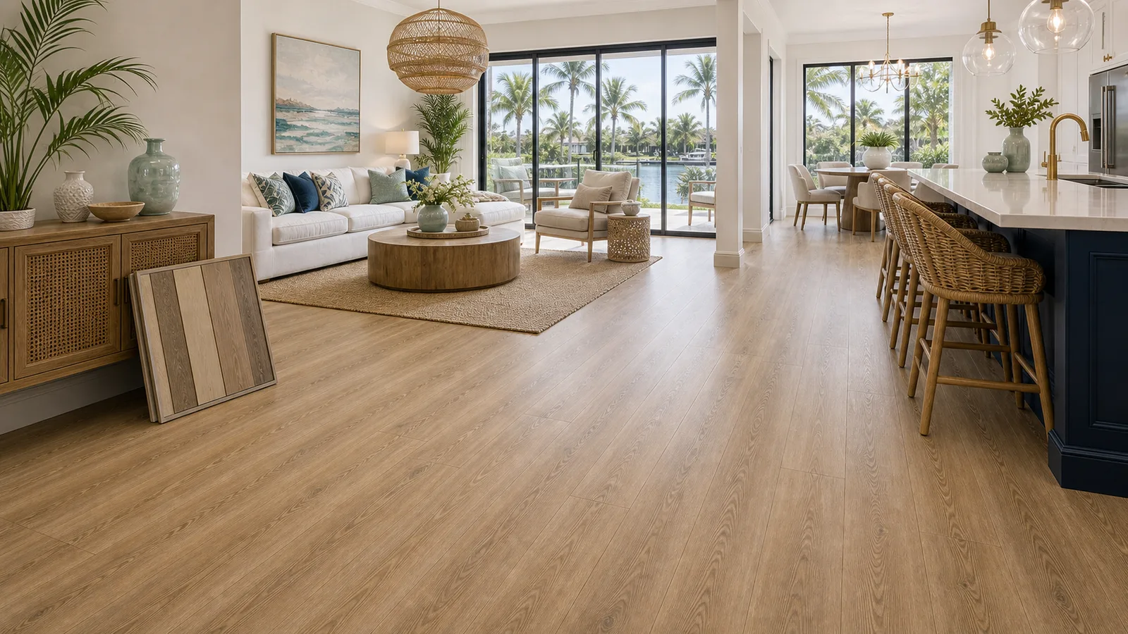 Sarasota LVP Installation scene for Sarasota, Florida with LVP Vinyl Plank Flooring