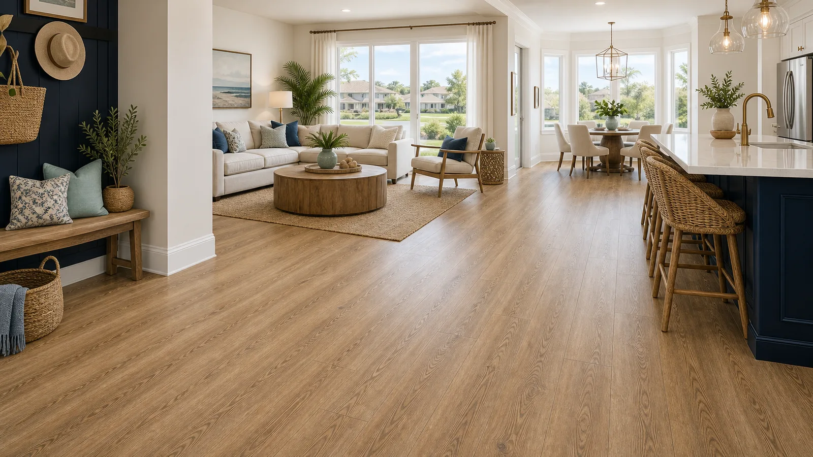 Winter Garden LVP Installation scene for Winter Garden, Florida with LVP Vinyl Plank Flooring
