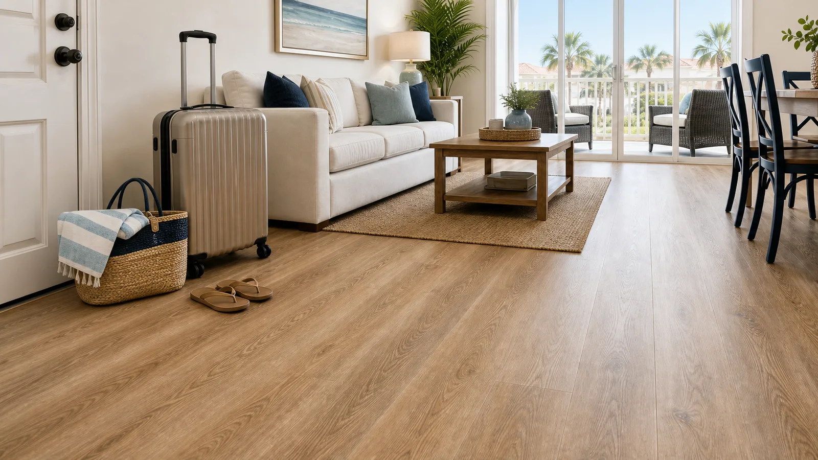 Rental Flooring Upgrades scene with LVP Vinyl Plank Flooring