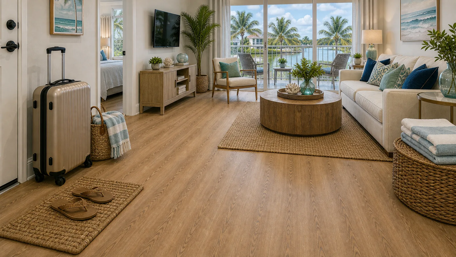 Melbourne Rental Flooring Upgrades scene for Melbourne, Florida with LVP Vinyl Plank Flooring