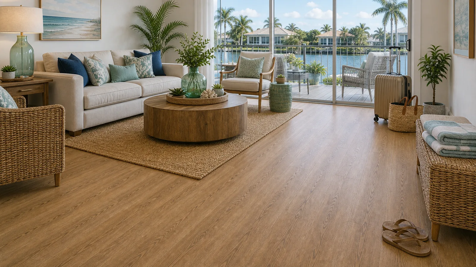 Merritt Island Rental Flooring Upgrades scene for Merritt Island, Florida with LVP Vinyl Plank Flooring
