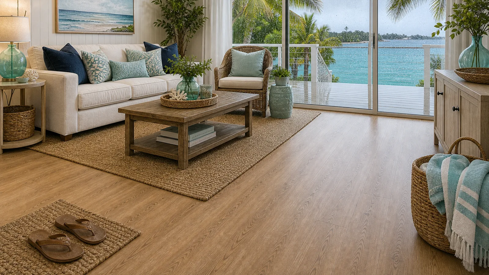 Florida Keys Waterproof LVP scene for Florida Keys with LVP Vinyl Plank Flooring