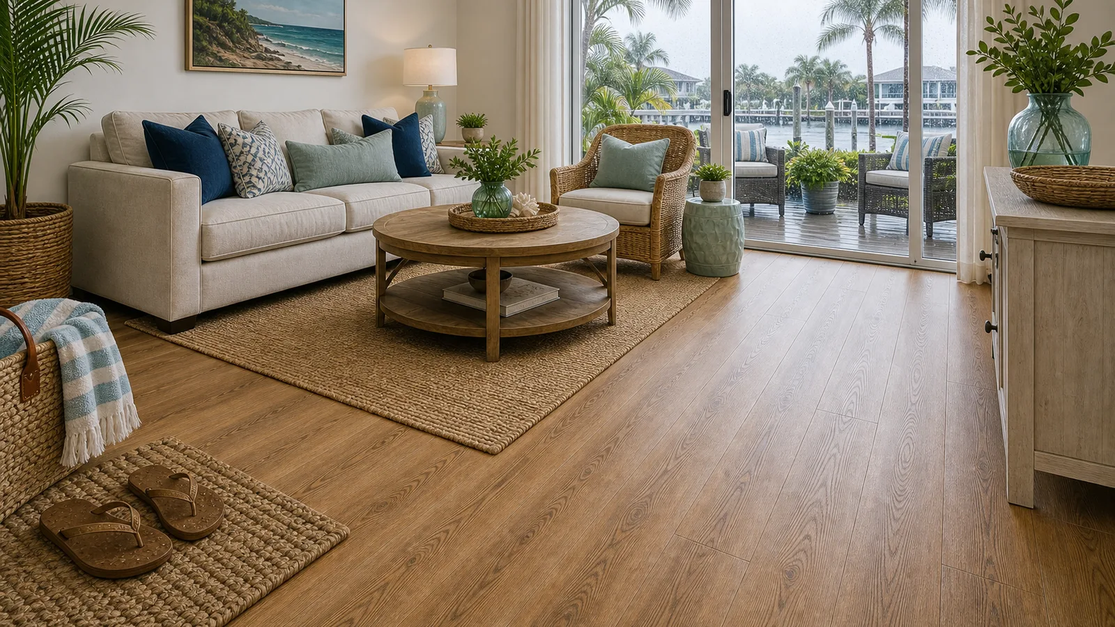 Jupiter Waterproof LVP scene for Jupiter, Florida with LVP Vinyl Plank Flooring