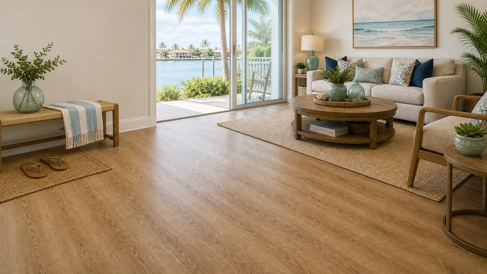 Melbourne Waterproof LVP scene for Melbourne, Florida with LVP Vinyl Plank Flooring