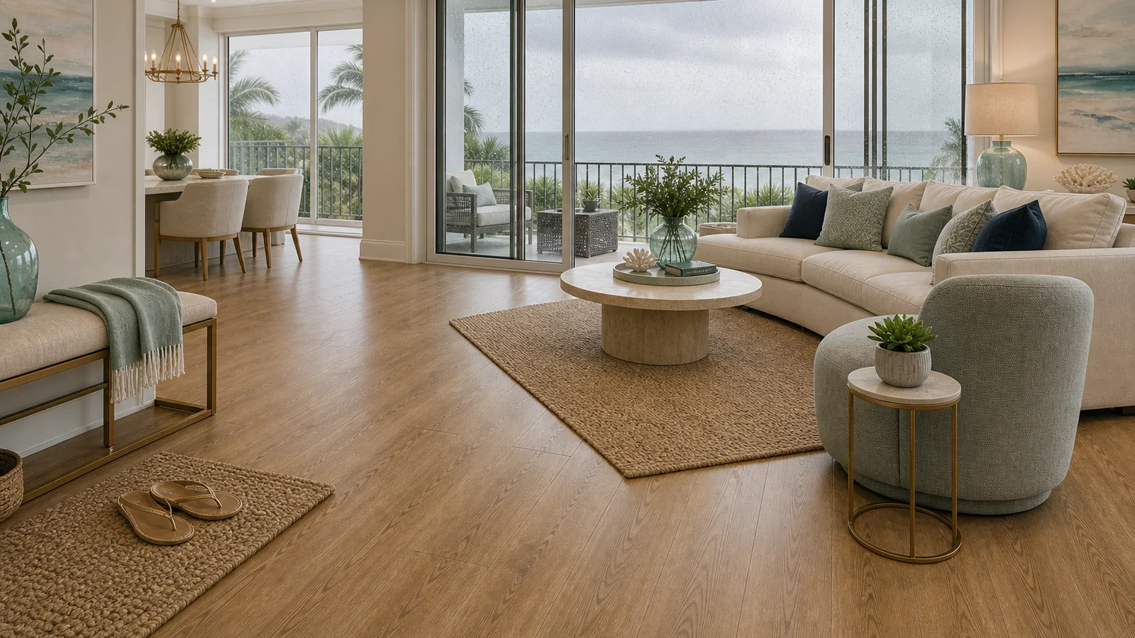Naples Waterproof LVP scene for Naples, Florida with LVP Vinyl Plank Flooring