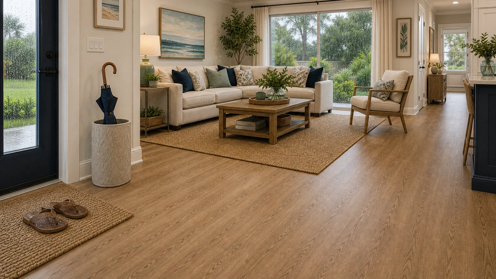Oviedo Waterproof LVP scene for Oviedo, Florida with luxury vinyl plank flooring