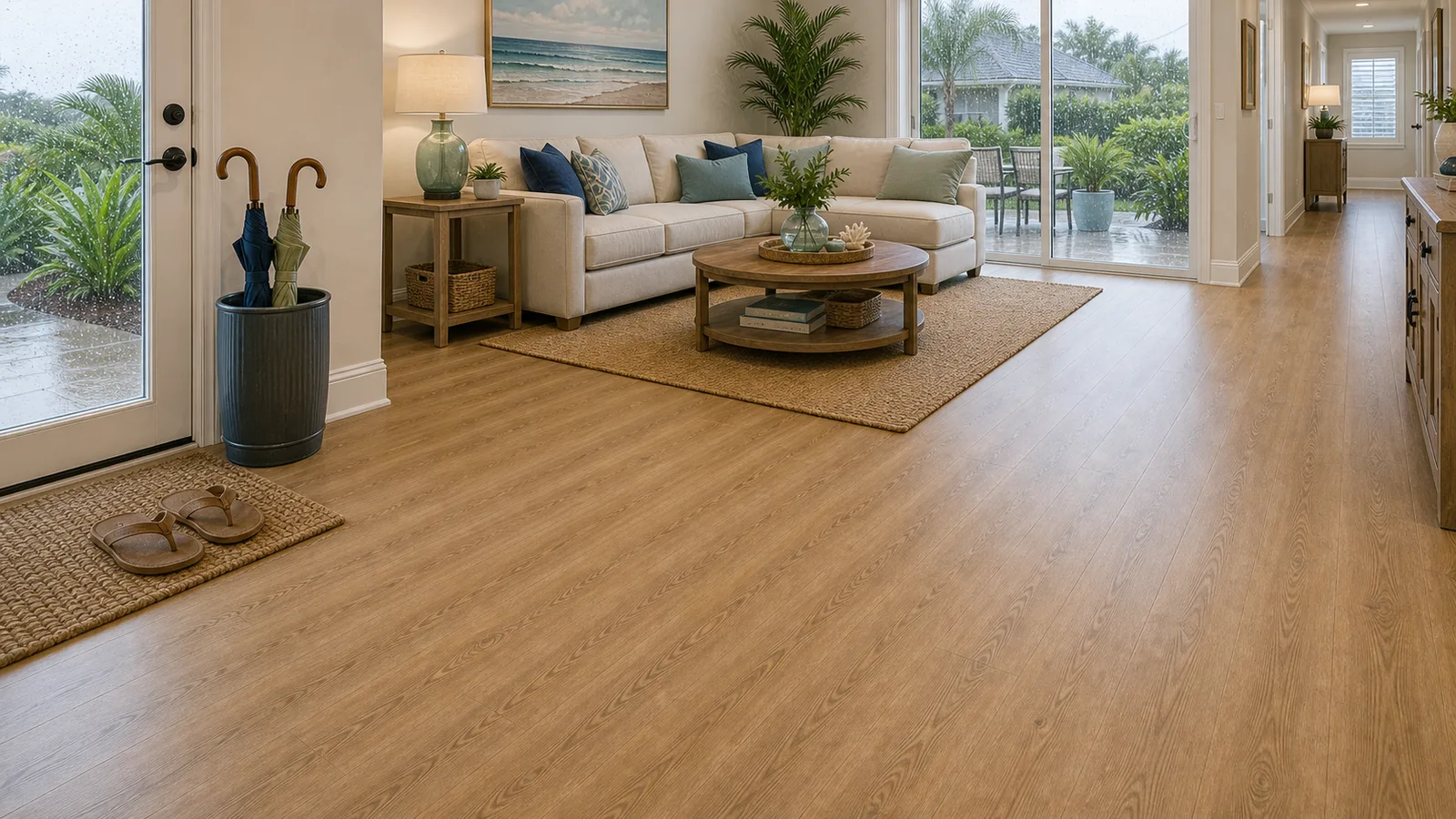 Rockledge Waterproof LVP scene for Rockledge, Florida with luxury vinyl plank flooring