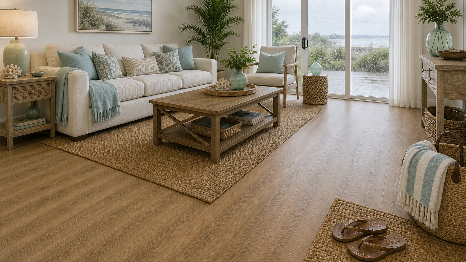 Vero Beach Waterproof LVP scene for Vero Beach, Florida with LVP Vinyl Plank Flooring